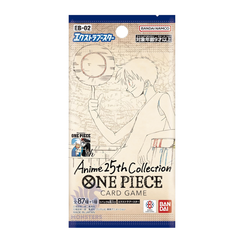 Sobre de One piece Anime 25th Collection OP EB02 japonés