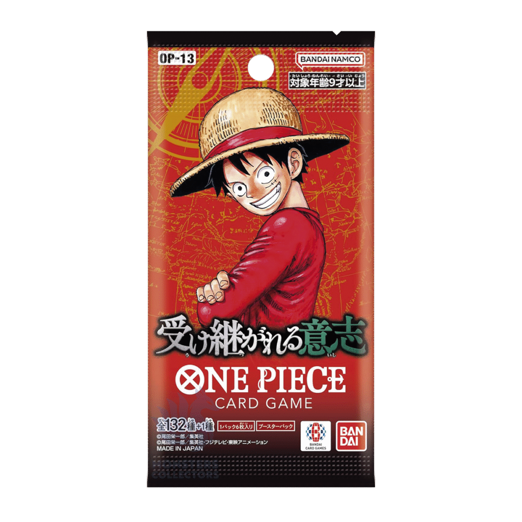 Sobre de One piece Carrying on His Will OP13 japonés