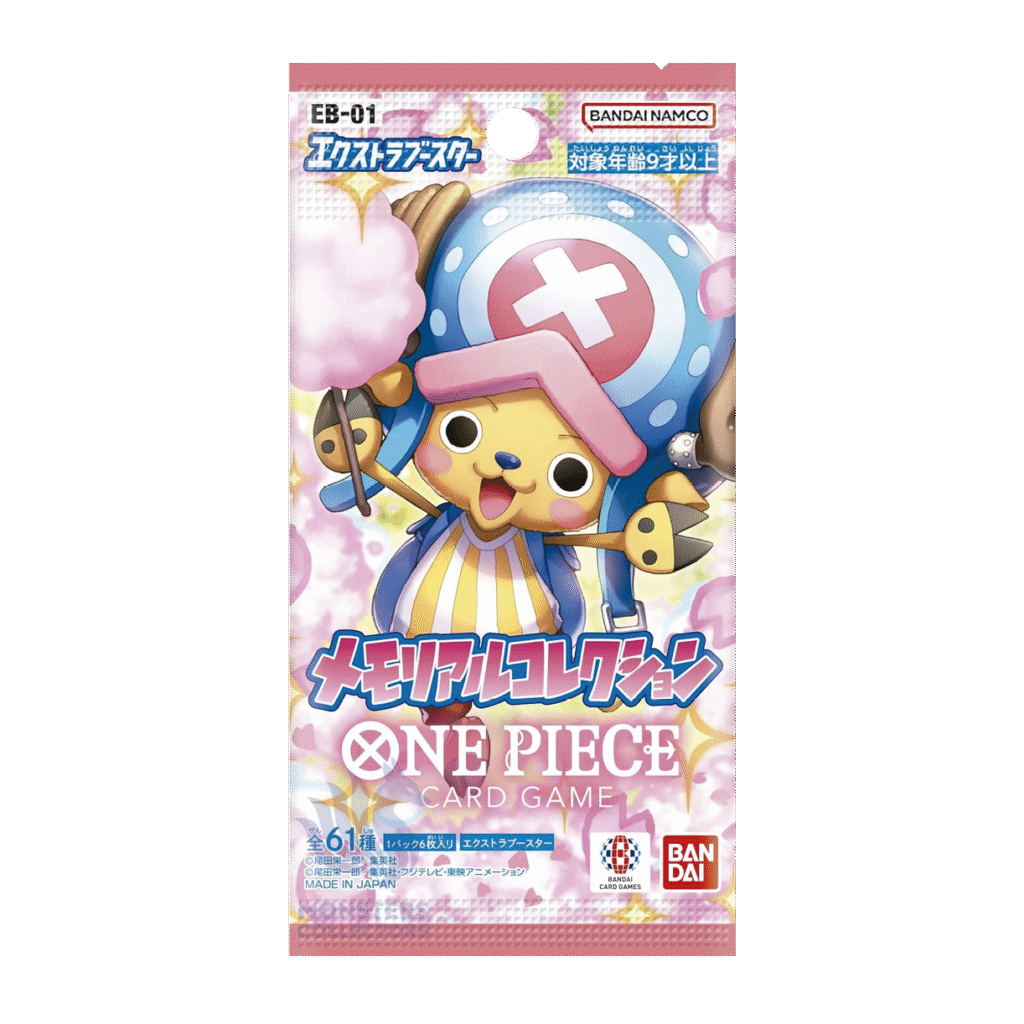 Sobre de One piece Memorial Collection OP EB01 japonés