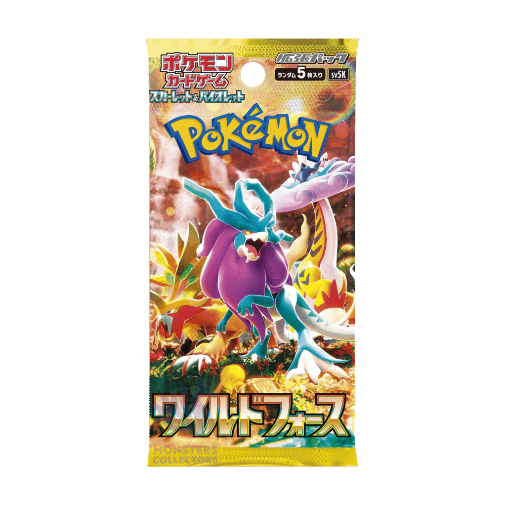 Booster pack de 5 cartas Wild Force japonés