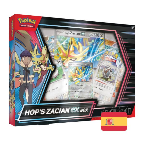 Pokémon Hop's Zacian ex Box - Español
