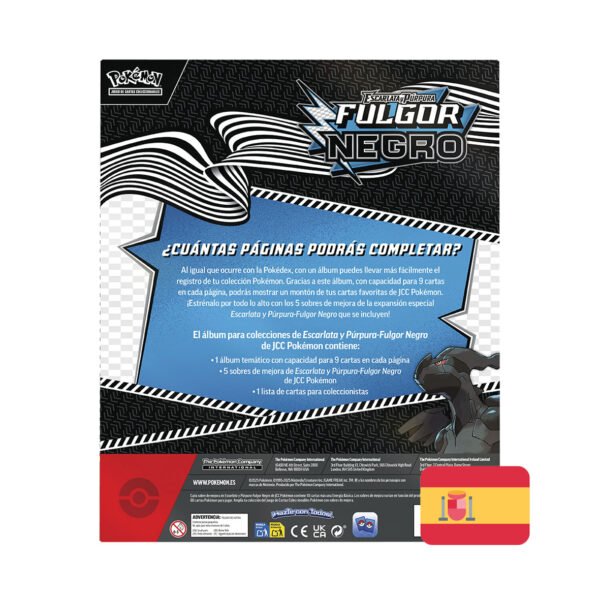 Pokémon Fulgor Negro Colección con Álbum - Imagen 3