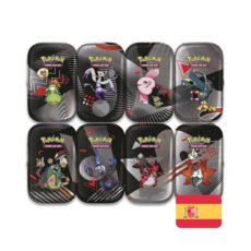 RESERVA Pokémon Fulgor Negro + Llama Blanca Mini Lata Aleatoria