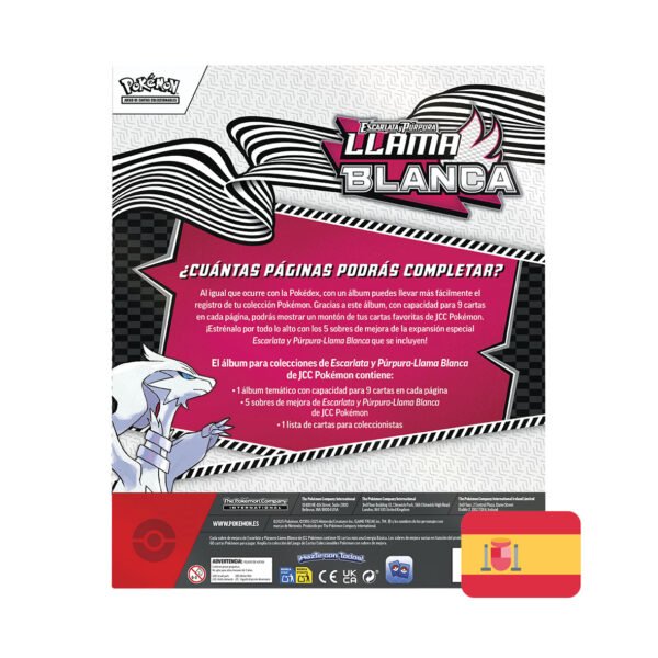 Pokémon Llama Blanca Colección con Álbum - Imagen 3