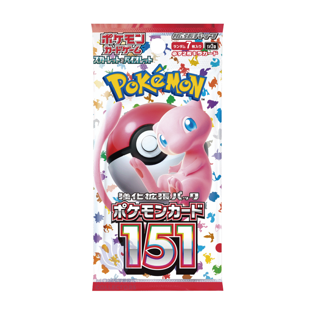 Booster pack de 7 cartas Pokémon 151 japonés