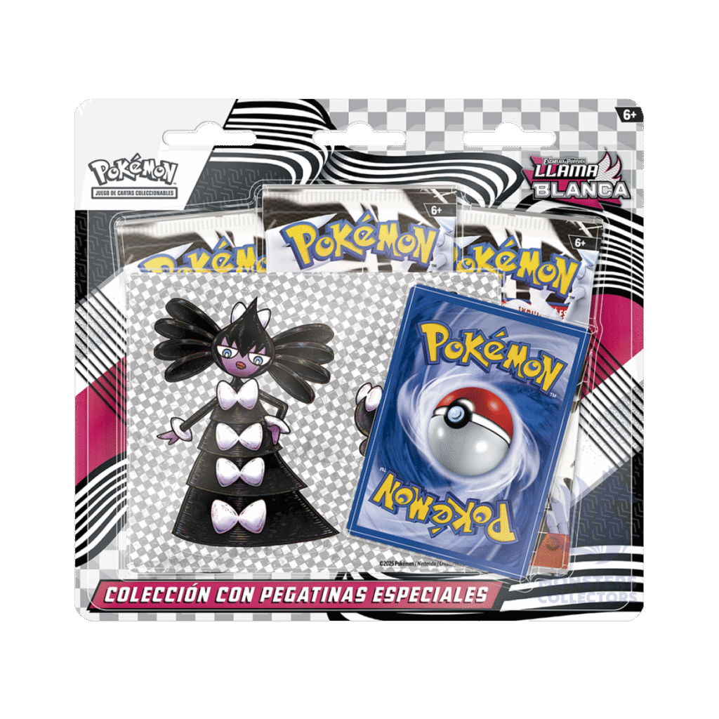 Blister de 3 Sobres con sticker Llama Blanca Español