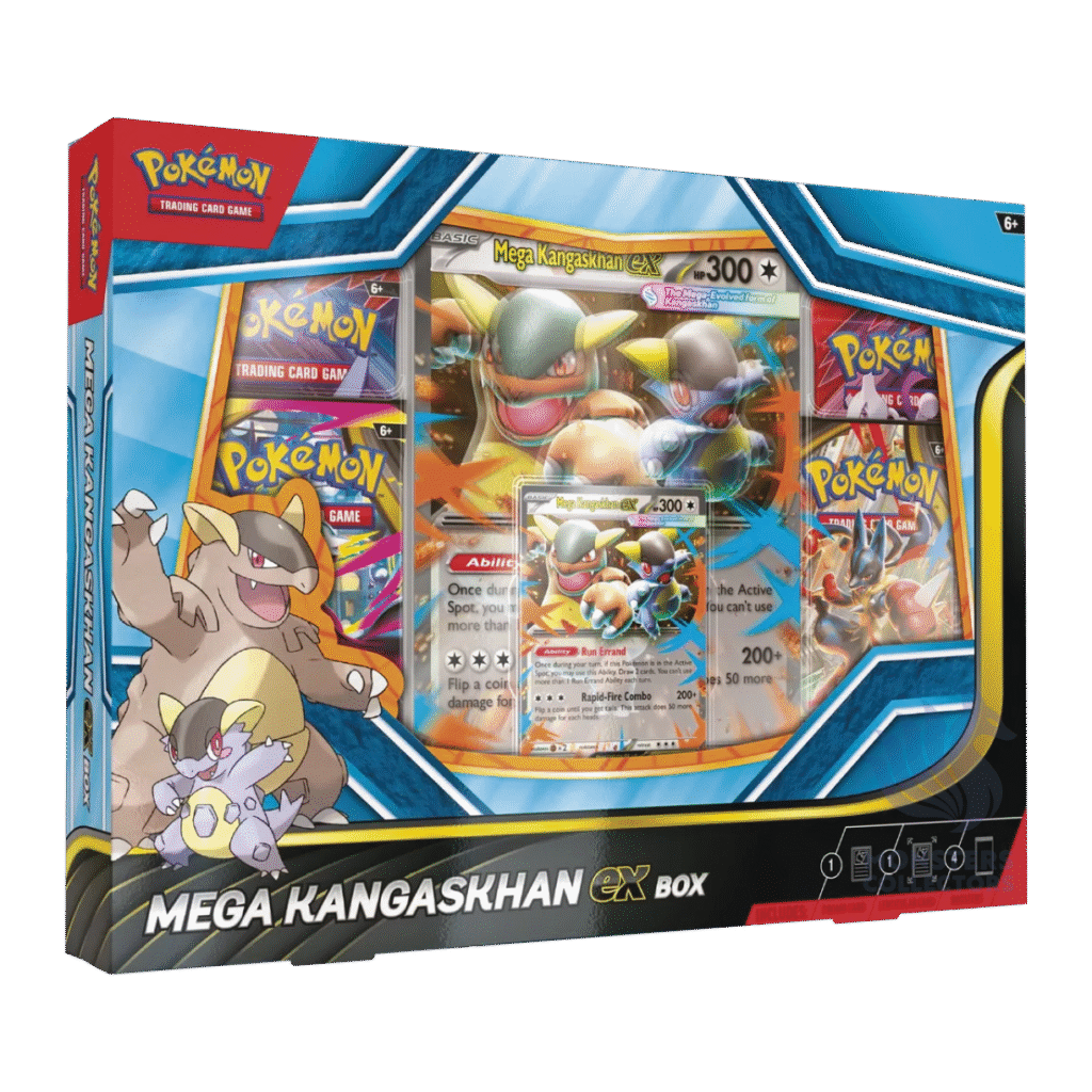 Caja Lenticular 4 sobres Mega-Kangaskhan ex Español
