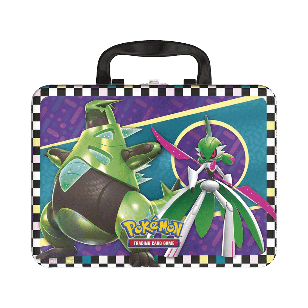 Cofre de coleccion Ferropúas y Ferropaladín Pokémon Paradox Rift Inglés