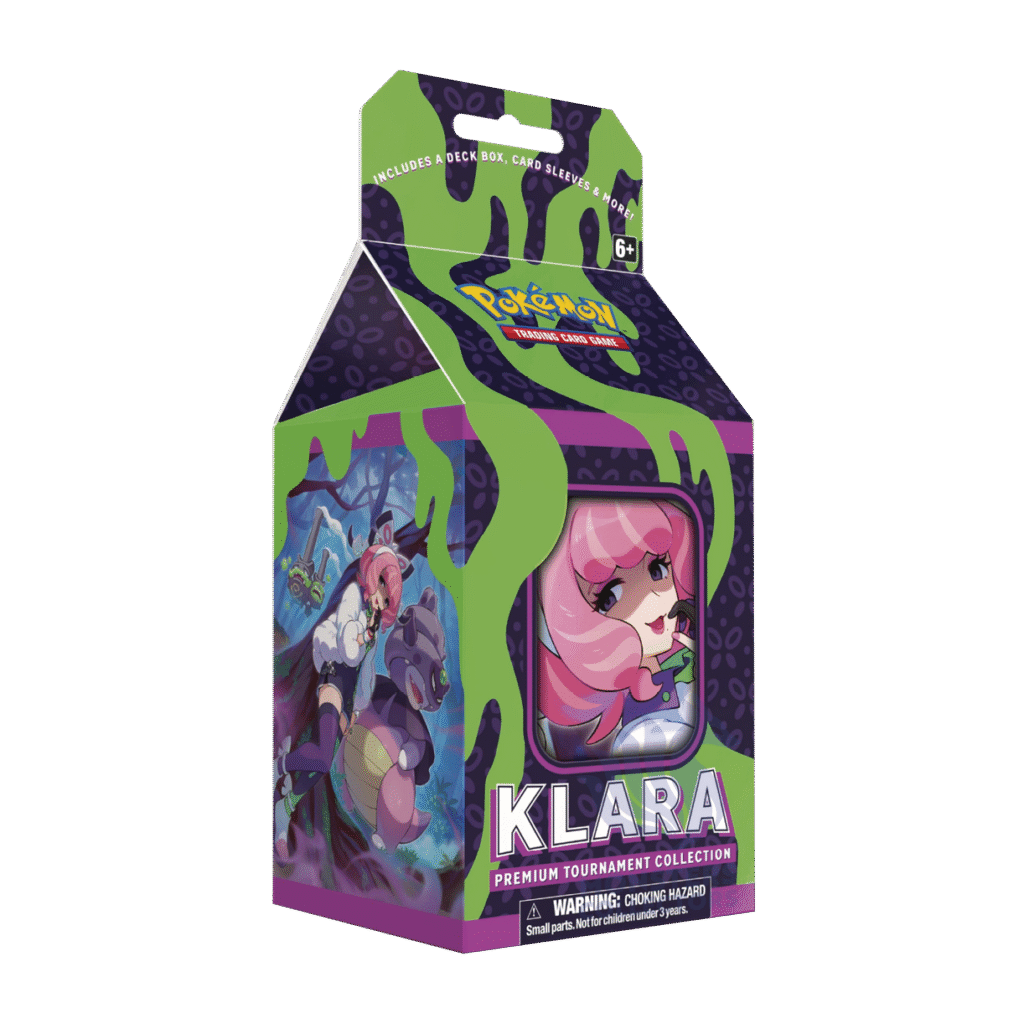 Caja premium Pokémon de temática de Klara Inglés