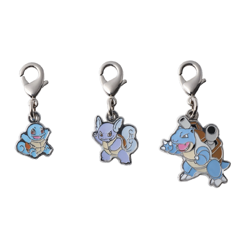 Squirtle 007, Wartortle 008, Blastoise 009, exclusive pokémon center japan