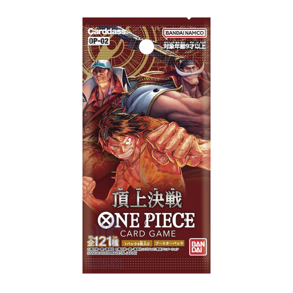 Sobre de One piece Paramount War OP02 japonés