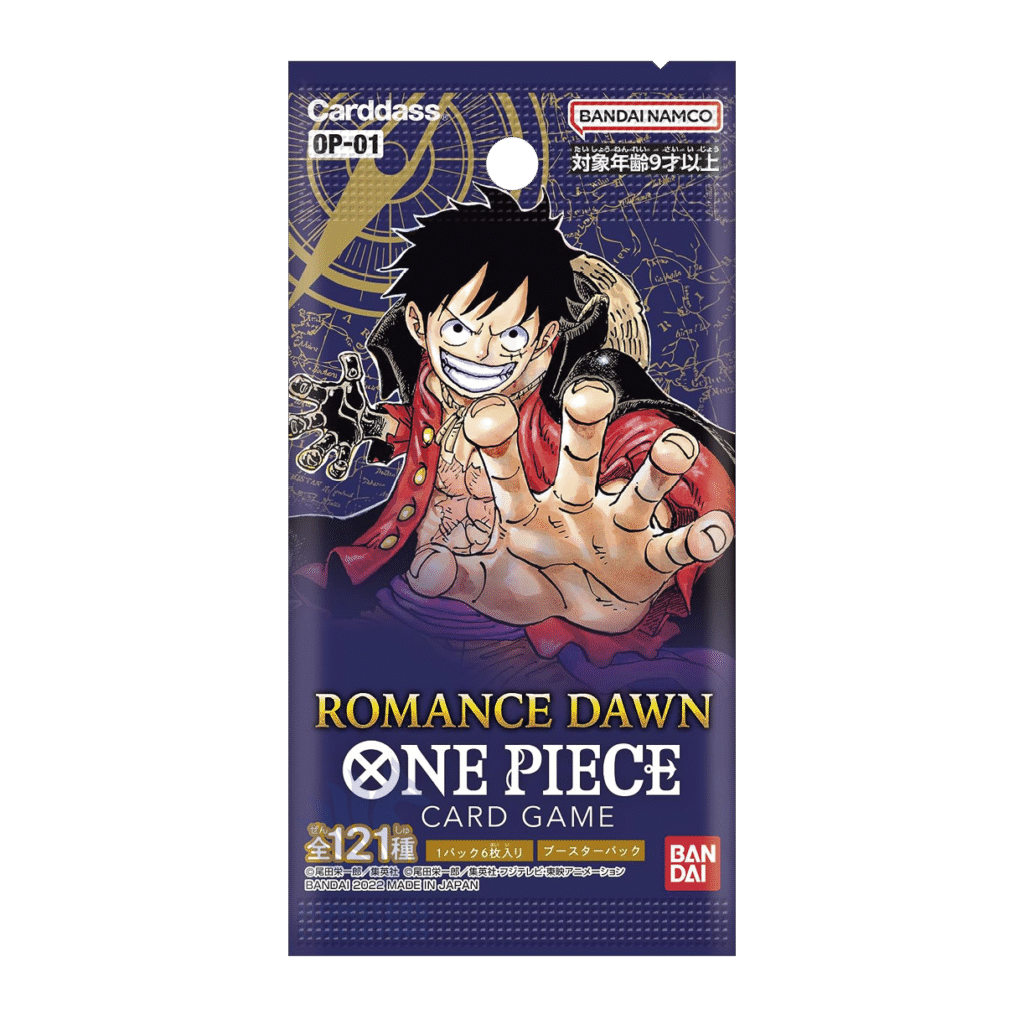 Sobre de One piece Romace Dawn OP01 japonés
