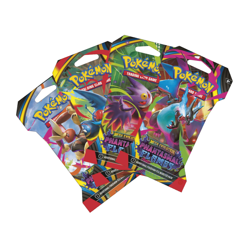 Pack de 4 sobres emblistados Fuegos Fantasmales español